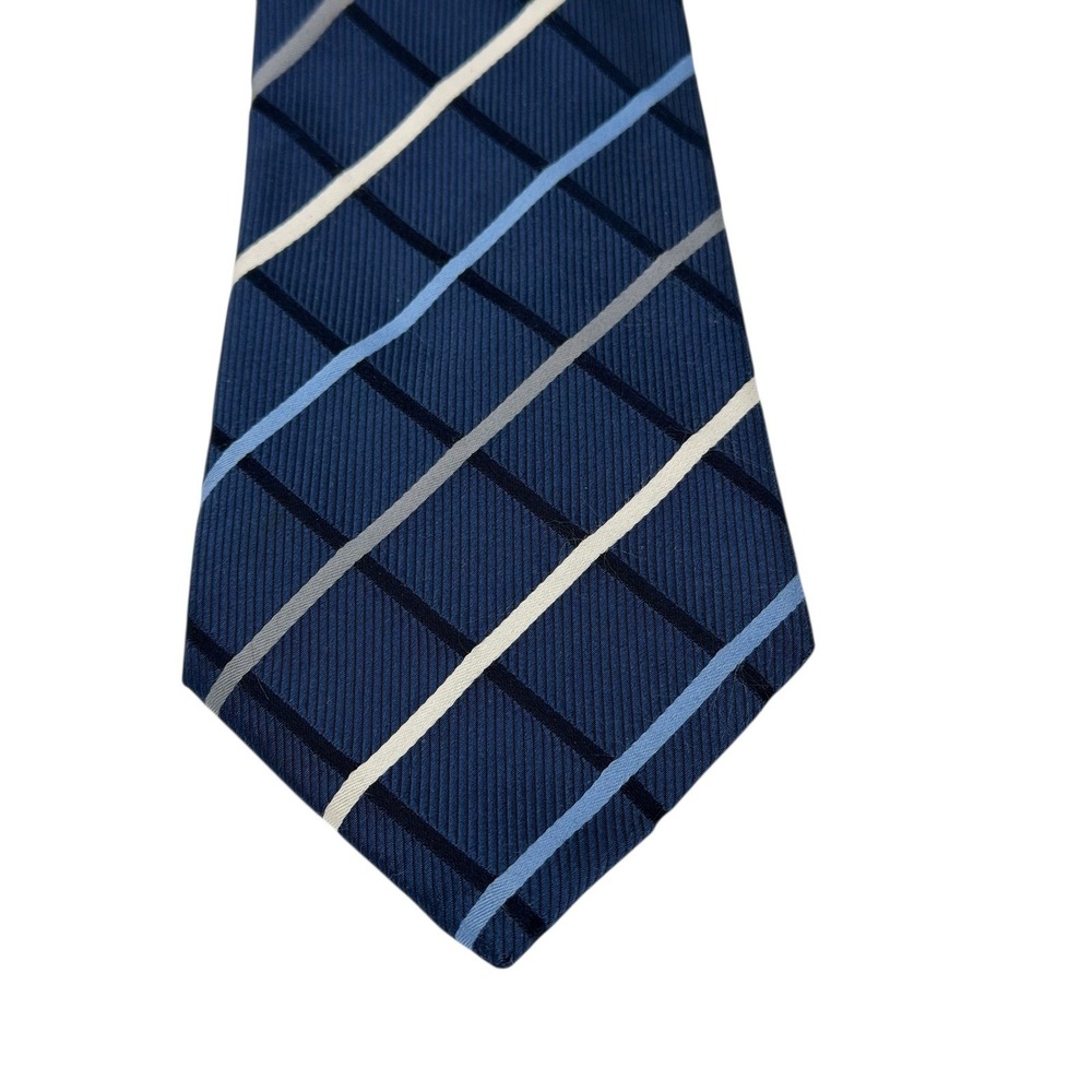 Donald Trump Signature Collection Tie Mens‎ 58"x3.5 Blue Striped (TA14)